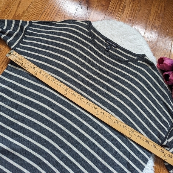 Eileen FISHER striped knit long sleeve sweater xs - Picture 9 of 12